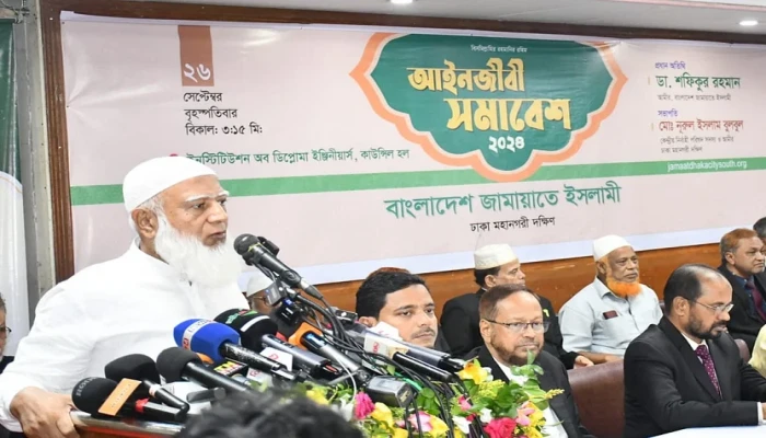 সংস্কার নিয়ে দুটি রোডম্যাপ চাইলেন জামায়াতের আমির