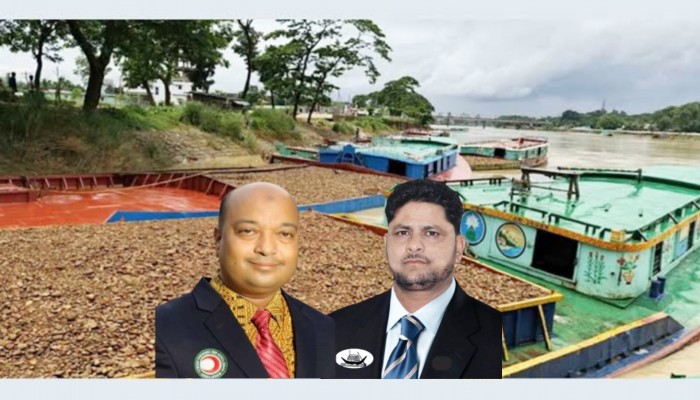 কানাইঘাটে নিলামের দোহাই দিয়ে পলাশ-তমিজের পাথর বাণিজ্য!