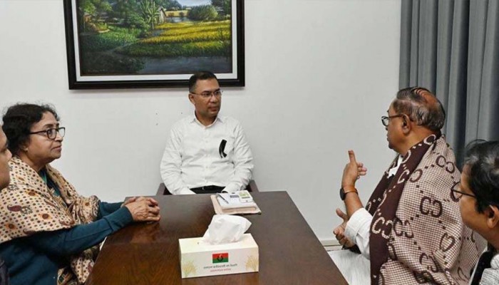 তারেক রহমানের সঙ্গে সাইফুল হকের সাক্ষাৎ