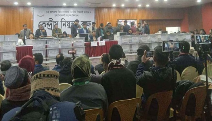 ​জকসু নির্বাচনের ফল প্রকাশ শুরু, এগিয়ে ছাত্রশিবির প্রার্থীরা