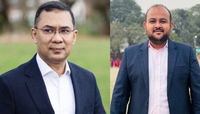 ​গাড়ি থামিয়ে হামিমের সঙ্গে কথা বললেন তারেক রহমান