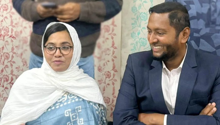 ​দাঁড়িপাল্লায় ভোট চাইলেন এনসিপি নেত্রী মিতু