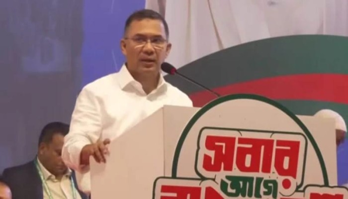 হবিগঞ্জে তারেক রহমানের সভায় গণজোয়ার।  তাহাজ্জুদের নামাজের পর ভোট কেন্দ্রে যাওয়ার  আহবান।