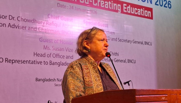 তরুণদের অংশীদার না করলে শিক্ষা সংস্কার সম্ভব নয়: সুজান ভাইজ