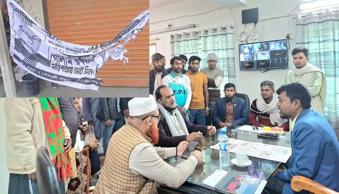​বগুড়ায় জামায়াত প্রার্থীর নির্বাচনি ব্যানার পুড়িয়ে ফেলার অভিযোগ