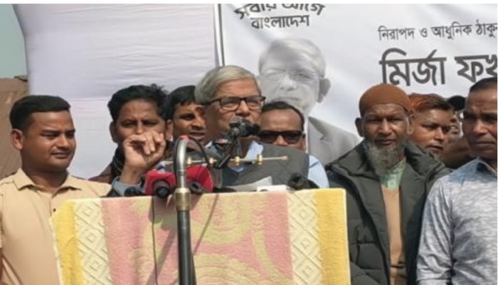 বিএনপি কাজে ও কর্মে বিশ্বাস করে, সমালোচনায় না : মির্জা ফখরুল