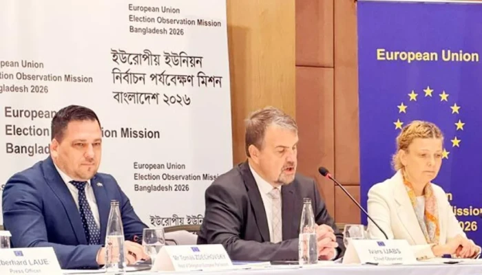 ২০০৮-এর পর সবচেয়ে প্রতিযোগিতামূলক নির্বাচন হয়েছে এবার: ইইউর পর্যবেক্ষক প্রধান