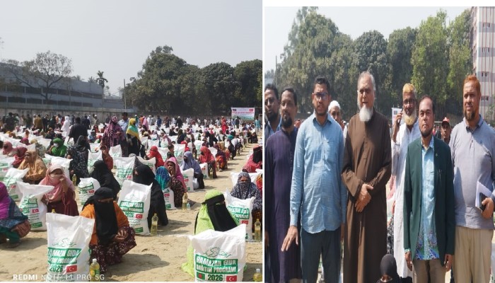 বেসরকারি উন্নয়ন সংস্থা “সওয়াব”এর উদ্যোগে  এক হাজার  শতাধিক রমাদান ফুড প্যাকেট বিতরণ