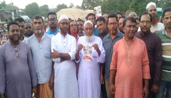 মাত্রাইয়ে চেয়ারম্যান প্রার্থী আলহাজ্ব  ইয়াকুব আলীর মন্ডলের মোটরসাইকেল শোডাউন
